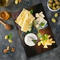 thumbnail image 5 of Natural Cave Cutting Board, Canyon at Sunset Time from the Cave Exploration Theme Secret Perspective, Decorative Tempered Glass Cutting and Serving Board, Small Size, Green Orange, by Ambesonne, 5 of 5