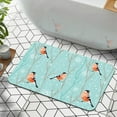 thumbnail image 6 of 1pc Winter Birds Bathroom Rug Bathroom Decor and Accessories- Durable,Anti Slip,And Quick Drying,Suitable For Indoor/outdoor Use - Perfect For Bathrooms,Bedrooms,Kitchens, 6 of 9