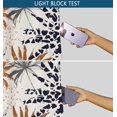 thumbnail image 6 of Vargottam Tropical Burst Design Blackout Curtains - Set of 2 Panels, 42 x 63 Inches Each - Light Blocking & Thermal Insulated Drapes with Grommet Top for Bedroom & Living Room - Gray, 6 of 9