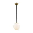 thumbnail image 5 of 1 Light Pendant In Modern Style-11.25 Inches Tall And 10 Inches Wide Z-Lite 477P10-Mb-Obr, 5 of 8