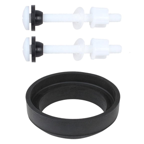 YIGSECU Quick Install Toilet Tank Screw Seal Rings Foam Rubber Gasket Plastic Universal Fit Leakproof Bathroom Hardware for House