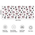 thumbnail image 3 of White Cow Bow Pattern Bathroom Rugs Mat,Non Slip Microfiber Bathroom Rug,Rubber Backing,Soft Bathroom Mats for Bathroom Floor,Tub and Shower,60x24in(150x60cm), 3 of 5