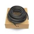 thumbnail image 2 of TORQUE Rubber Air Brake Hose 3/8" x 50-FT ROLL Black Replaces Continental 9003006 with 10 PCS ⅜ NPT Male Fittings Pneumatic Replacement Fittings for 3/8'' Rubber Hoses, 2 of 6