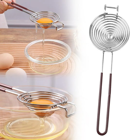 1 Separator Clearance! Egg Separator Yolk Separator Yolk Separator Grade Stainless Egg Separator Yolk Separator Kitchen Cooking Tool