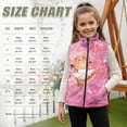 thumbnail image 7 of Pzuqiu Capybara Sleeveless Vests for Girls 7-8 Polyester Casual Zipper Winter Sleeveless Jacket with Pockets Comfortable Toddler Girl Clothes Warm for Outdoor Activities, 7 of 7