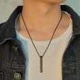 thumbnail image 4 of 50cm Silver/Gold/Black Round Cz Pendants Women's Party Stainless Steel Necklace, 4 of 8