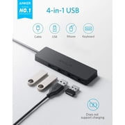 Anker USB Hub, 4-in-1 USB Splitter, 4 USB-A Ports with 5Gbps Data Transfer, Extender for USB-A Port Laptop, PC, Desktop and More (2ft USB-A Connector, Charging Not Supported)