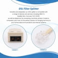 thumbnail image 5 of 3Pcs DSL Filter Splitter for Phone Line Phone Jack Splitter In-Line DSL Filter Telephone Modem ADSL Splitter Filter, 5 of 7