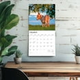 thumbnail image 5 of Donkeys | 2026 12x24" (Hanging) Square Wall Calendar | Plastic-Free, 5 of 9