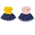 thumbnail image 4 of Spring Kids Toddler Girls Love Heart Tulle Lace Tutu Princess Dress,1-8Y, 4 of 5