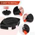 thumbnail image 3 of Cabezal de Cuchillas de Recortadora RS-136 Compatible con Black Decker RS-136-BKP CST800 GE600 ST1000 ST200 ST300 ST3000 ST400 ST4000 ST4400 ST4500 ST5000 ST6800 Recortadora de Cuerdas Paquete de 18, 3 of 7