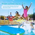 thumbnail image 4 of BOSS CLASS Portable Unisex Pool Raft, Vinyl, Blue and Green, 25", 2 Pack, 4 of 8