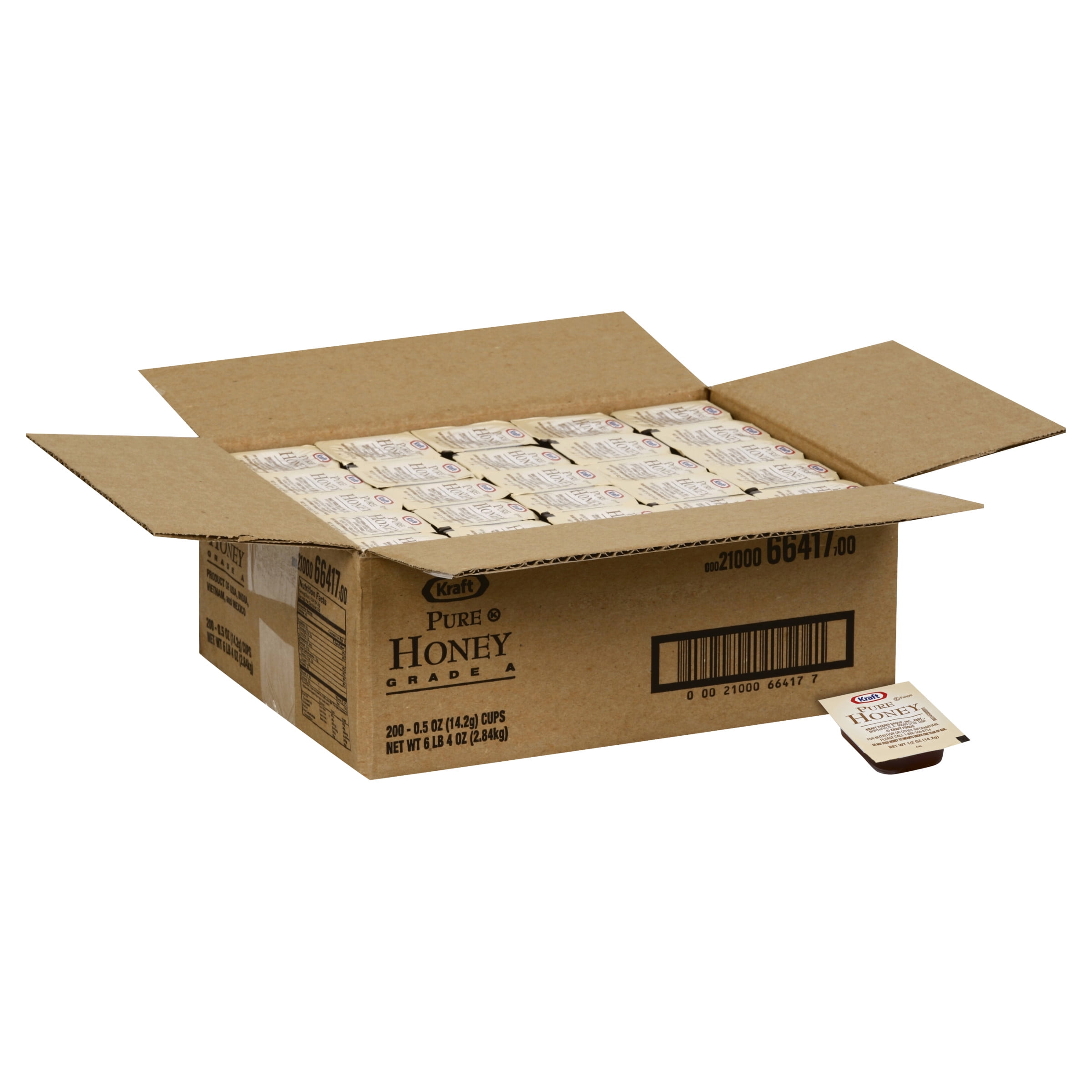 Kraft Honey Single Serve, 200 ct Casepack, 0.5 oz Cups