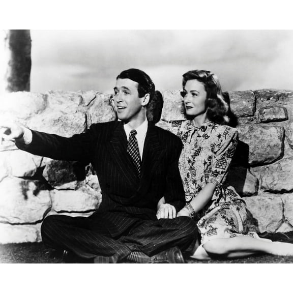 It's A Wonderful Life Featuring James Stewart, Donna Reed 24X36 Classic Hollywood Poster
