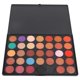 thumbnail image 1 of Paleta de sombras de ojos en polvo, brillo mate, resistente al agua, de 35 colores, 1 of 8