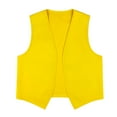 thumbnail image 2 of TOPTIE 5 Pack No Pocket Unisex Vest Peasant Costume Vest Volunteer Work Vest-Yellow-XL, 2 of 7