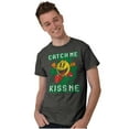 thumbnail image 3 of PACMAN St Paddys Catch Me Kiss Me Men's Graphic T Shirt Tees Brisco Brands S, 3 of 6