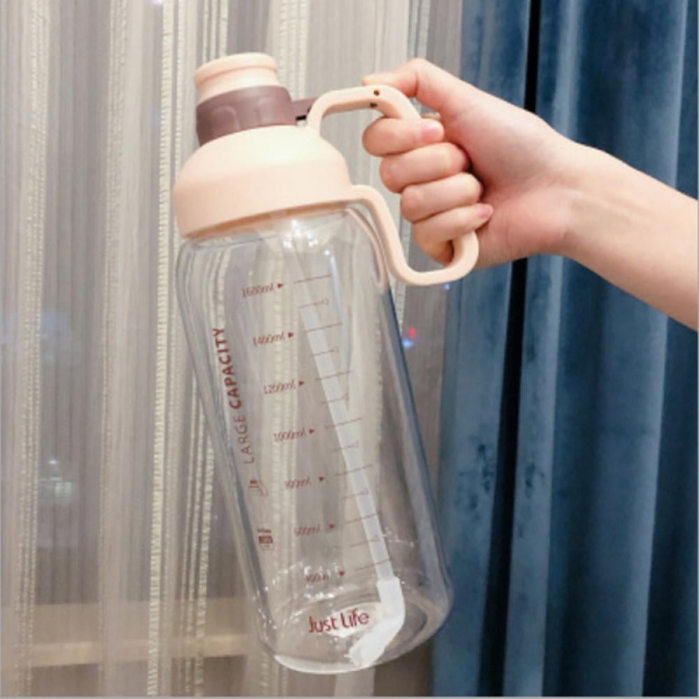 REPWEY Gym Water Bottle with Straw and Time Marker (54oz-95oz) for Work,  Hiking, Gym Large Capacity for Men and Women