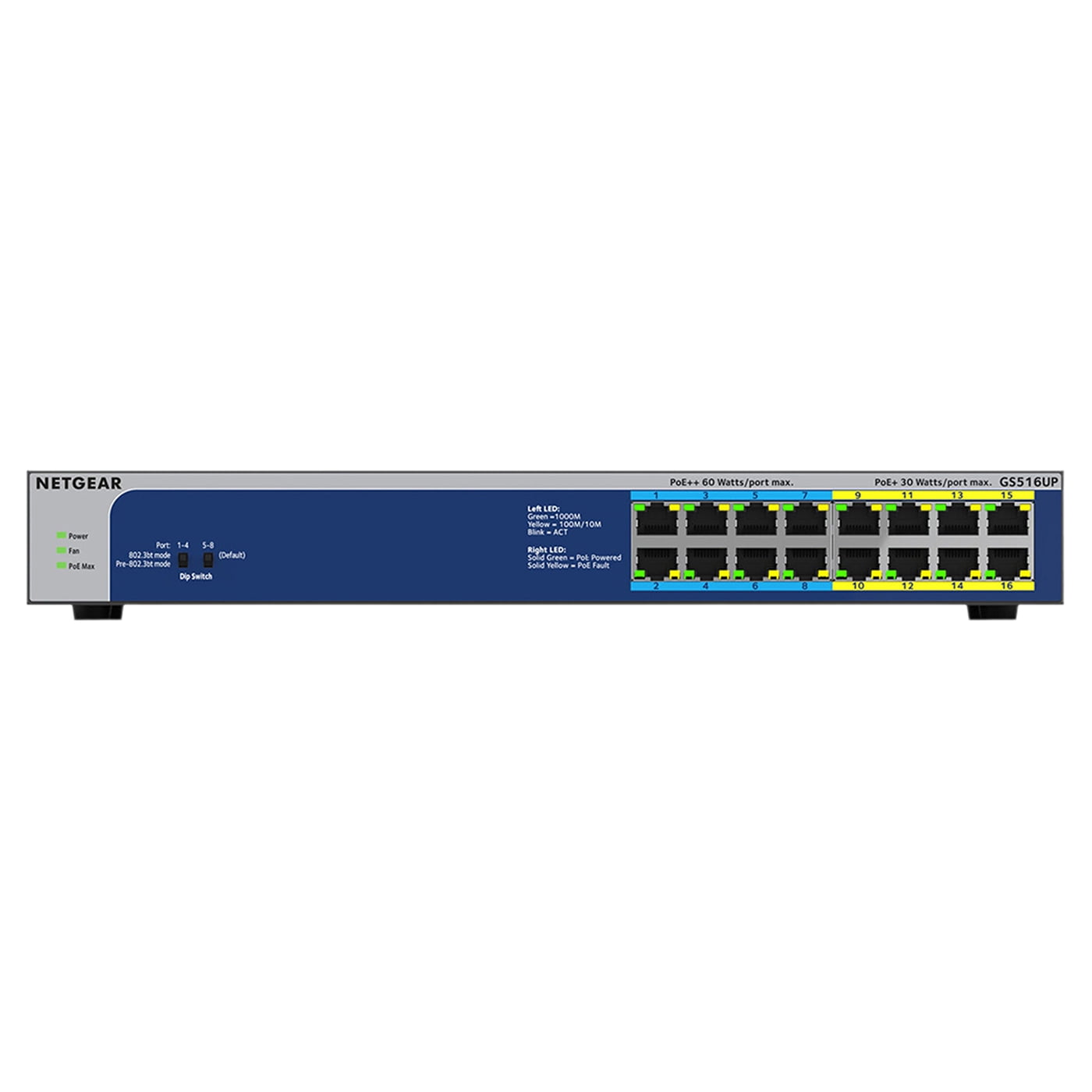 Netgear GS516UP 16 Ports No Ethernet Switch