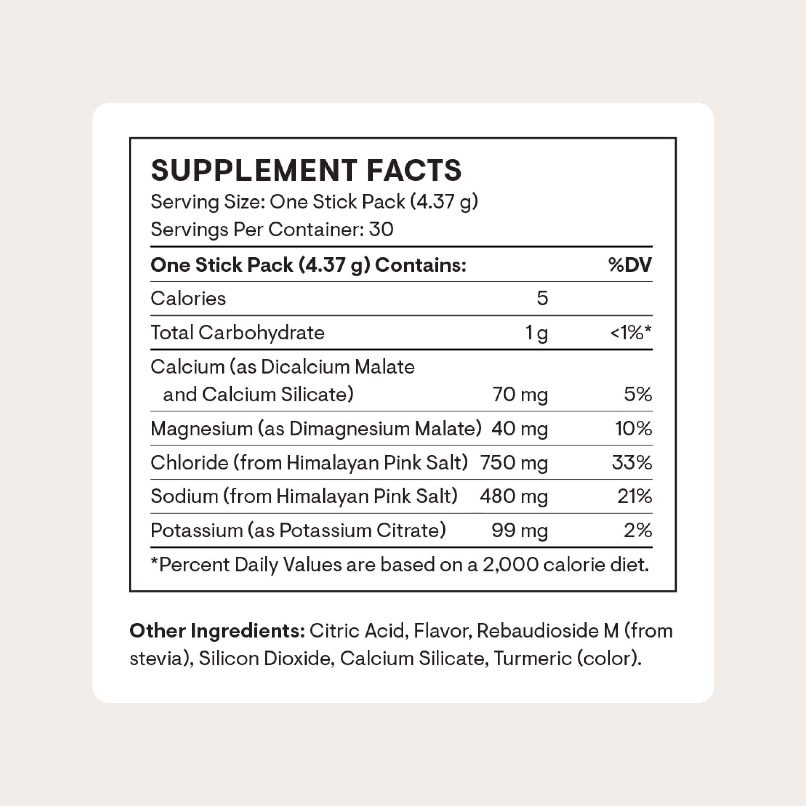 THORNE - Daily Electrolytes - Zero Sugar & Low-Calorie Electrolyte Drink Mix - Naturally Flavored & Sweetened - NSF Certified for Sport - Blood Orange - 30 Stick Packs