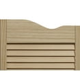 thumbnail image 5 of AWC Dixieland Louvered Café Saloon Door 30"w x 42"h Unfinished Pine, 5 of 5