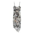 thumbnail image 2 of No Boundaries Butterfly Print Mesh Midi Dress, Women’s XXS-XXL, 2 of 4