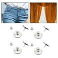 thumbnail image 3 of 4Pcs Curtain Fasteners Jacket Buttons Clasp Snaps Handmade Gloria Cierres de botón Broches, 3 of 7