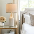 Yokila White Ceramic Table Lamps Set of 2 for Living Room Bedroom 23.25 ...