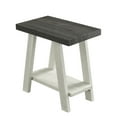 thumbnail image 2 of JERFIT Modern Two-Tone Wood End Table with Bottom Shelf, Nightstand for Living Room, Bedroom, Multicolor, 2 of 5