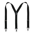 thumbnail image 1 of CTM®  Elastic Solid Color Y-Back Suspender with Swivel Hook Ends (Men's Big &, 1 of 5