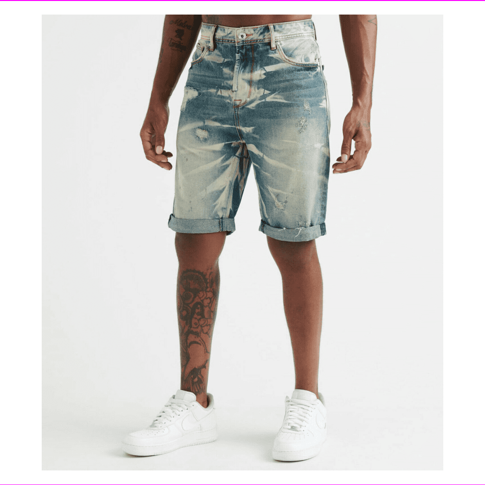 Akoo jean shorts Clearance