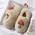 thumbnail image 1 of Pantoufles d'Hiver pour Femmes Adultes, Pantoufles d'Intérieur en Peluche Douces pour Dames, Pantoufles de Maison, Chaussures d'Intérieur, Pantoufles d'Intérieur Chaudes pour Femmes, 1 of 8