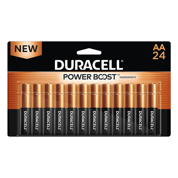 Pilas Duracell AA Paquete de 24 Piezas Alcalinas 1.5V