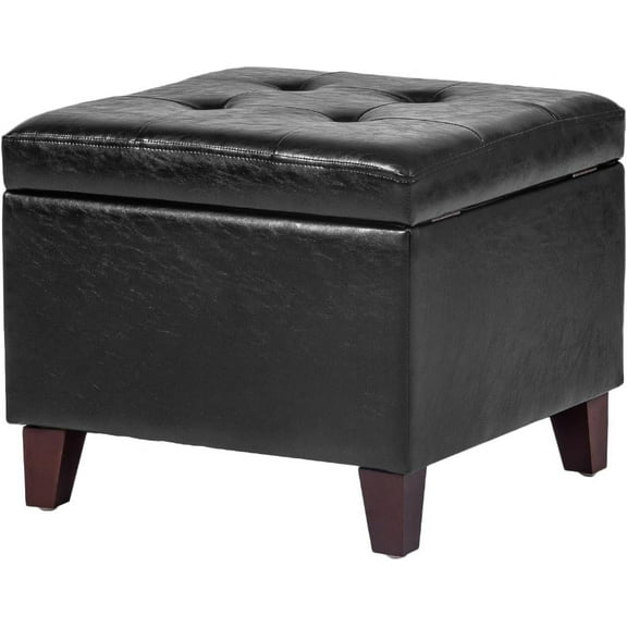 Adeco Square Storage Ottoman