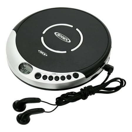 Jensen CD-60R Portable CD Player With Bass Boost