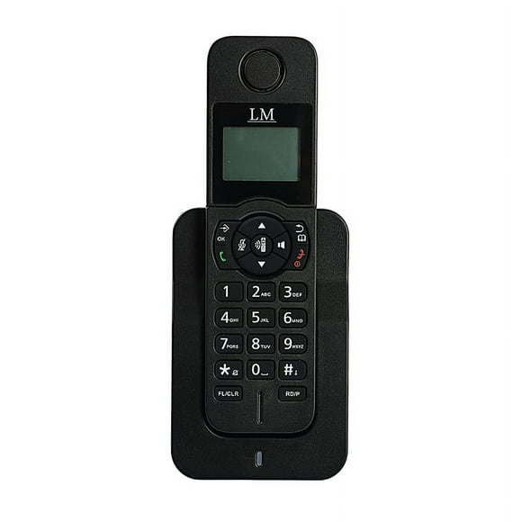 Teléfono Inalámbrico LM en color negro mod. LM-1701