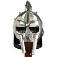 thumbnail image 2 of Medieval Gears Brand Wearable Roman Gladiator Spiked Helmet 18g Steel Medievall Renaissance Costume, 2 of 5