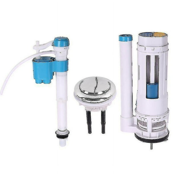 Kit de accesorios de tanque Universal, herramientas de reparación de inodoro de doble descarga para el hogar