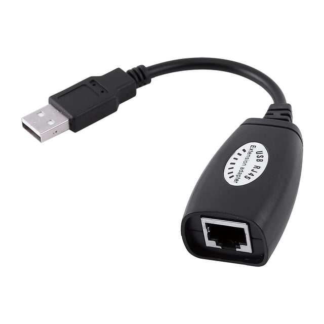 Cable adaptador de red extensor Ethernet de 4 puertos USB 2.0 a concentrador RJ45