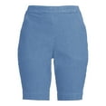 thumbnail image 5 of RealSize Women's 2-Pocket Pull On Stretch Shorts, Available in Petite Sizing, 5 of 5