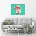 thumbnail image 6 of Bingfone Coffee Gnome (1) Tapestry Wall Hanging Decor For Living Room Bedroom Dorm Classroom Office Decor 29x37 Inch, 6 of 9