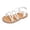 White, variant on newwalpole Girls' Toddler Butterfly Sandals Comfy Hook-and-Loop Summer Shoes for Kids Gray for Size 8.5