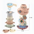 thumbnail image 3 of Juguetes De Baño Para Bebés, Bañera Para Niños, Juguetes De Agua, Vasos Apilables Para Bebés, Juguete De Barco De Baño Con Ventosas, Regalo Para Niños Y Niñas Guardurnaity FN006769-02, 3 of 6
