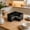 Black B, variant on Naittoop 4-Section Seasoning Packet Organizer for Kitchen, Cabinet, Office, Countertop,Wooden Pantry Storage Organization for Spice Packets, Seasoning Pouches, Coffee Pods,11*5 in, Black