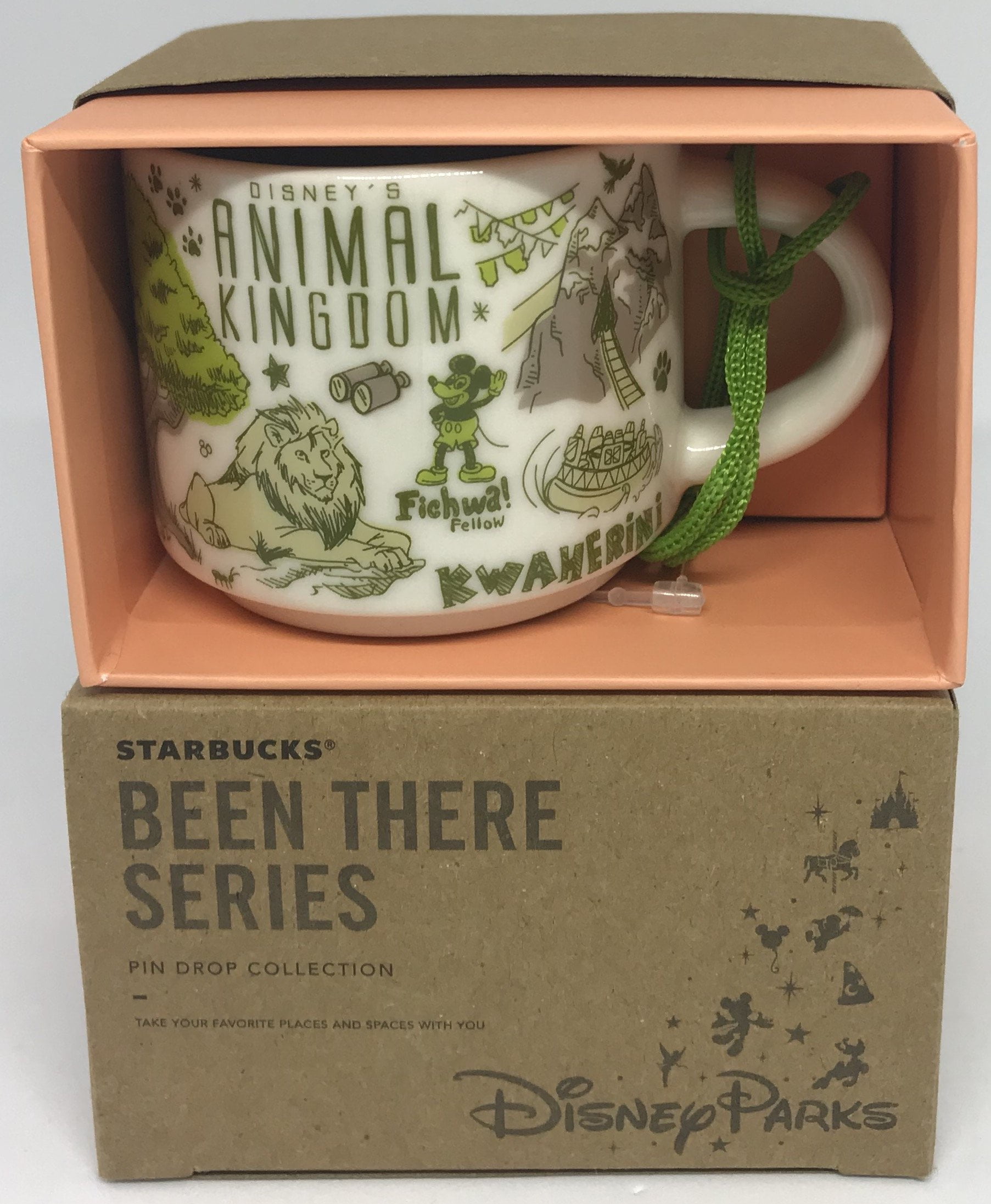 Disney Parks Starbucks Been There Animal Kingdom Coffee Mug Ornament