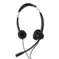 thumbnail image 1 of Auriculares de la Oficina, Almohadillas de Oído Suave Auriculares Con Cable de Cinta Con la Diadema Cancelación flexible de Ruido Binaural para Servicio al Cliente para Fijació, 1 of 7