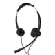 thumbnail image 1 of Auriculares de la Oficina, Almohadillas de Oído Suave Auriculares Con Cable de Cinta Con la Diadema Cancelación flexible de Ruido Binaural para Servicio al Cliente para Fijació, 1 of 7