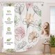 thumbnail image 3 of Cortina de ducha AmazerBath Floral, 180 x 180 cm, poliéster, 3 of 9
