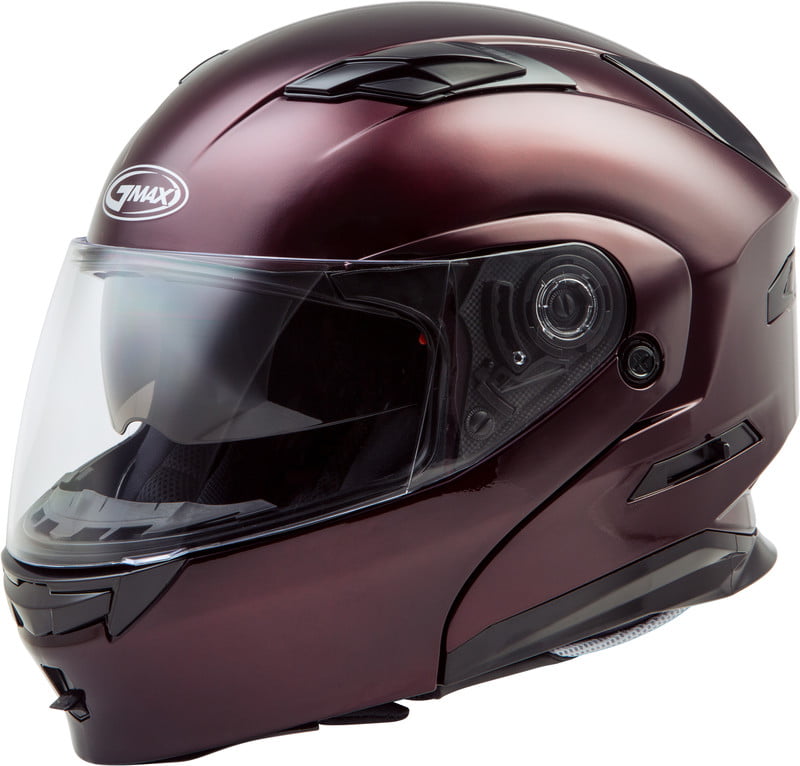 G-Max MD04 Solid Helmet Wine Red Red, Large GMAX 