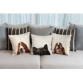 thumbnail image 7 of WIRESTER 18x18 inch Square Decorative Throw Sofa Pillow Cases, Black Bombay Kitten Cat, 7 of 7